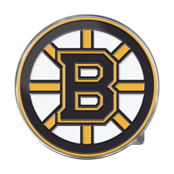 Boston Bruins Heavy Duty Aluminum Embossed Color Emblem 60478 1