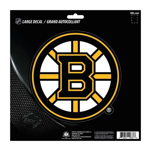 Boston Bruins Large Decal Sticker 30774 1