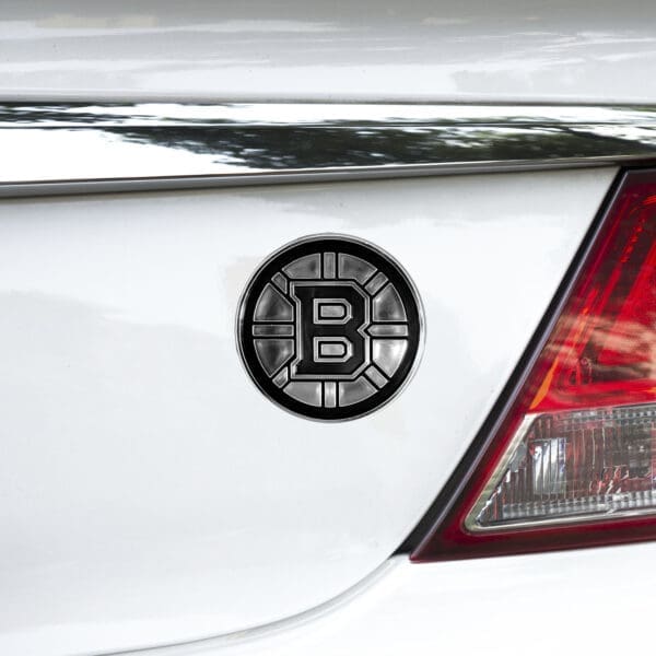 Boston Bruins Molded Chrome Plastic Emblem-60291