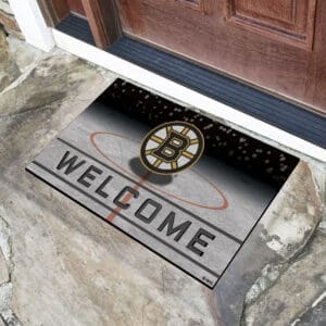 Boston Bruins Rubber Door Mat - 18in. x 30in.-21263