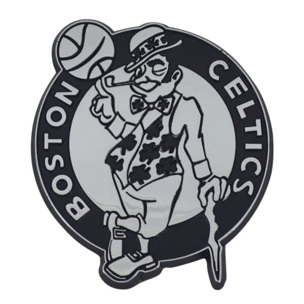Boston Celtics 3D Chrome Metal Emblem 14840 1