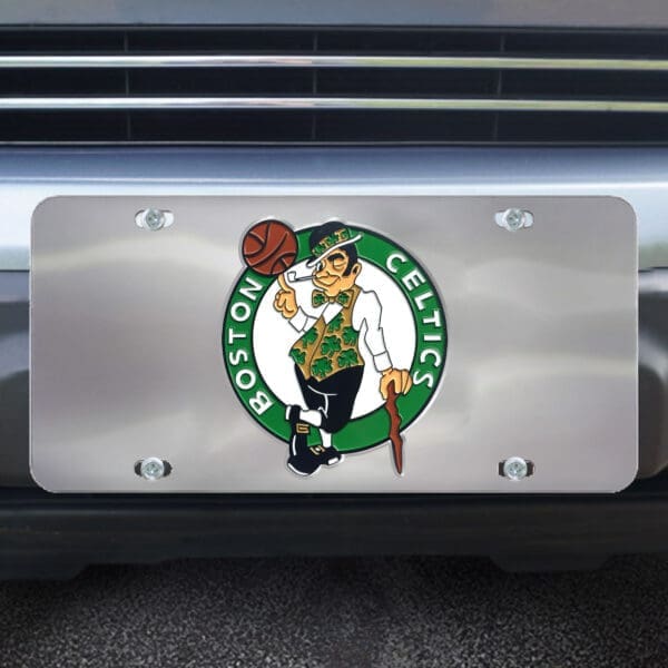 Boston Celtics 3D Stainless Steel License Plate-28628