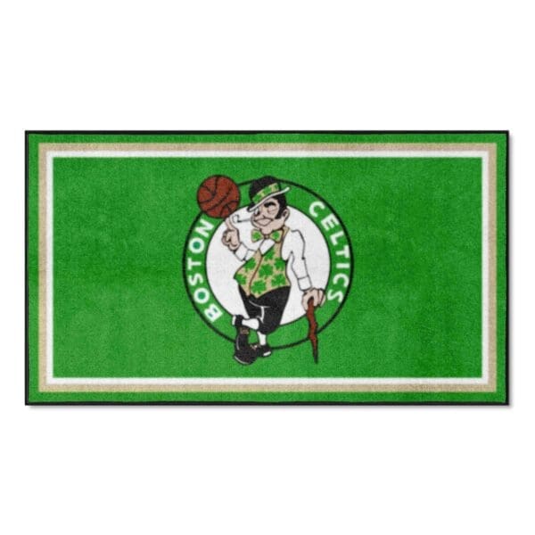Boston Celtics 3ft. x 5ft. Plush Area Rug 19828 1 scaled