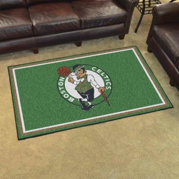 Boston Celtics 4ft. x 6ft. Plush Area Rug-20419