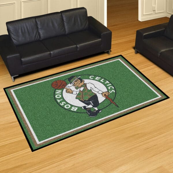 Boston Celtics 5ft. x 8 ft. Plush Area Rug-9206