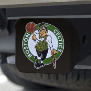 Boston Celtics Black Metal Hitch Cover - 3D Color Emblem-22720