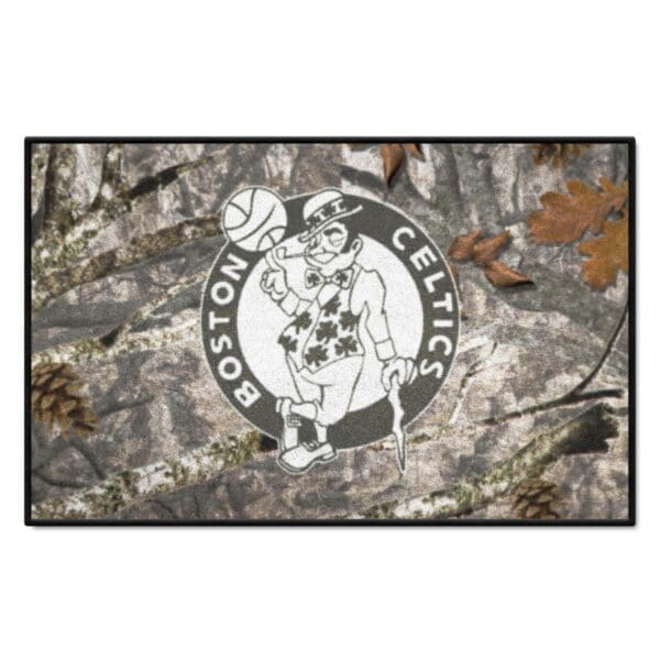 Boston Celtics Camo Starter Mat Accent Rug 19in. x 30in. 34368 1 scaled