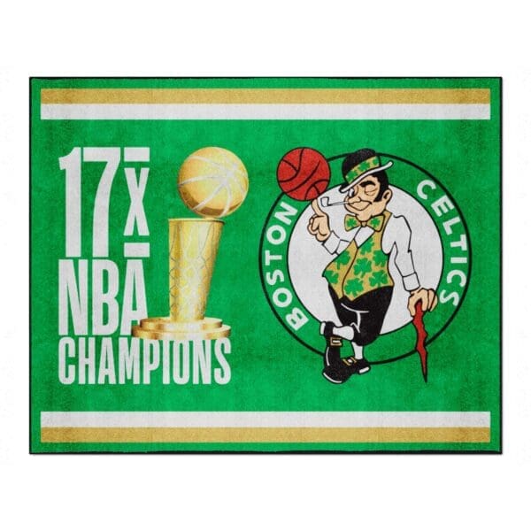 Boston Celtics Dynasty 8ft. x 10ft. Plush Area Rug 35079 1 scaled