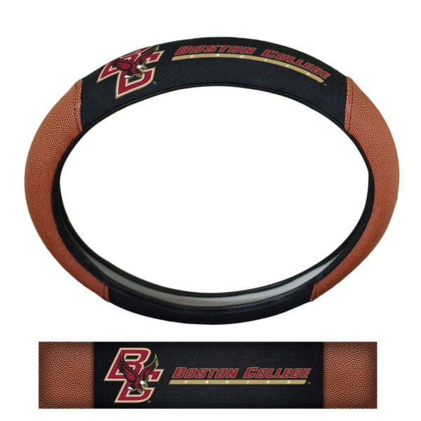 Boston College Eagles Football Grip Steering Wheel Cover 15 Diameter 1