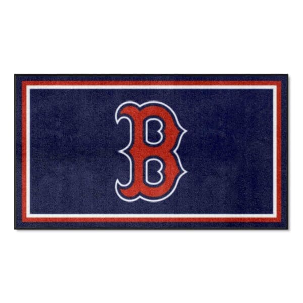Boston Red Sox 3ft. x 5ft. Plush Area Rug 1 scaled
