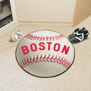 Boston Red Sox Baseball Rug - 27in. Diameter 1908 Retro Logo