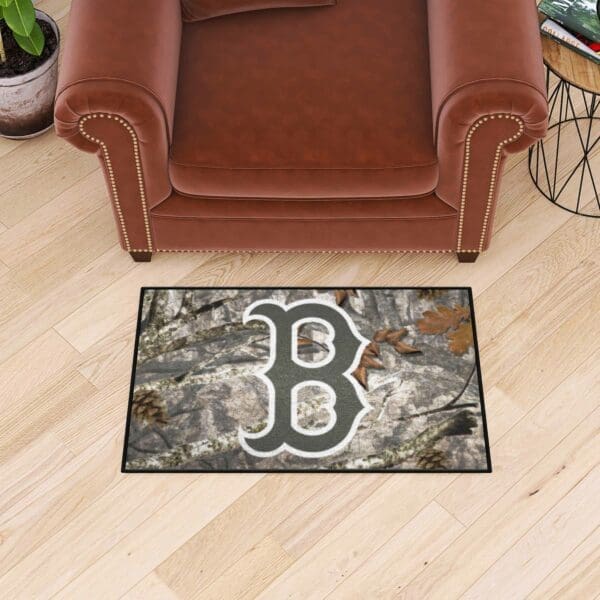 Boston Red Sox Camo Starter Mat Accent Rug - 19in. x 30in.