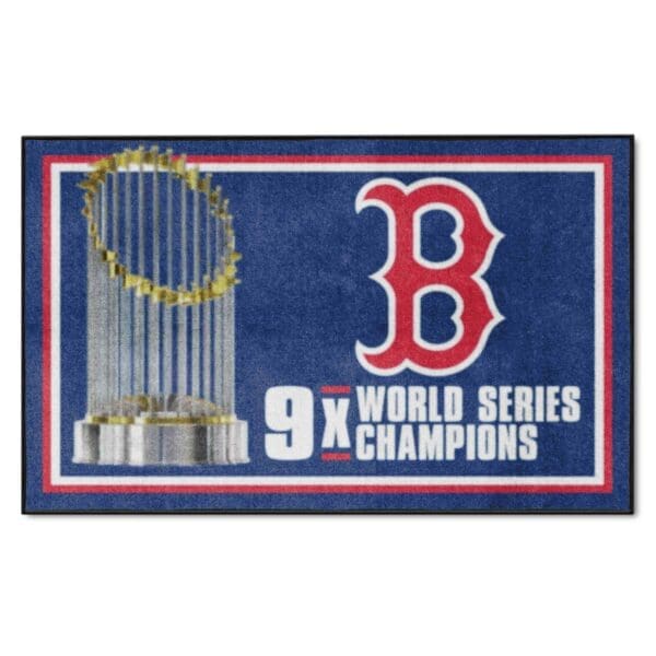 Boston Red Sox Dynasty 4ft. x 6ft. Plush Area Rug 1 scaled