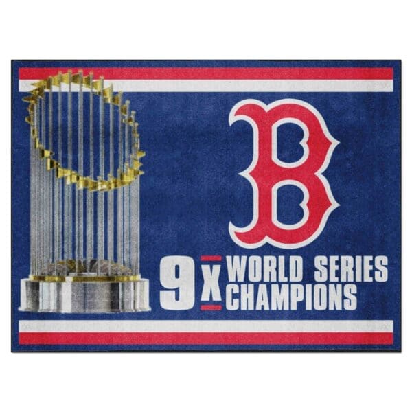 Boston Red Sox Dynasty 8ft. x 10 ft. Plush Area Rug 1 scaled