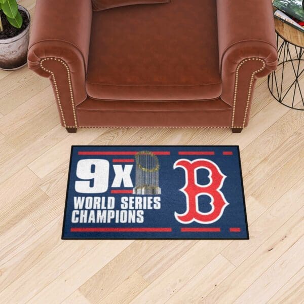 Boston Red Sox Dynasty Starter Mat Accent Rug - 19in. x 30in.