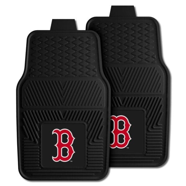 Boston Red Sox Heavy Duty Car Mat Set 2 Pieces 1 scaled