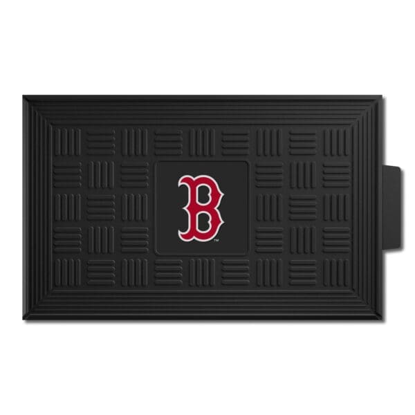 Boston Red Sox Heavy Duty Vinyl Medallion Door Mat 19.5in. x 31in 1 scaled