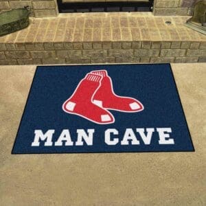 Boston Red Sox Man Cave All-Star Rug - 34 in. x 42.5 in.