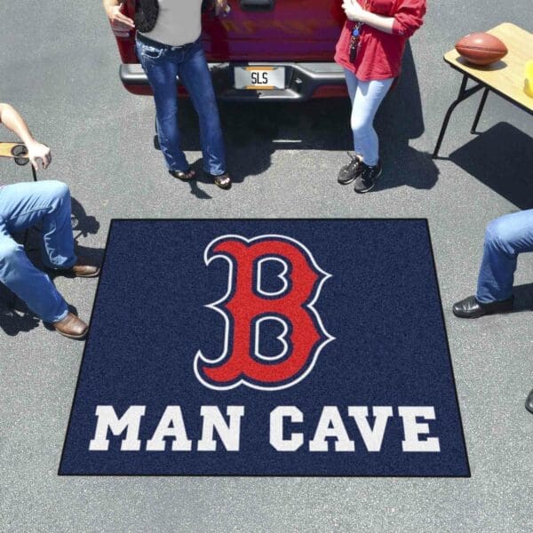 Boston Red Sox Man Cave Tailgater Rug - 5ft. x 6ft.