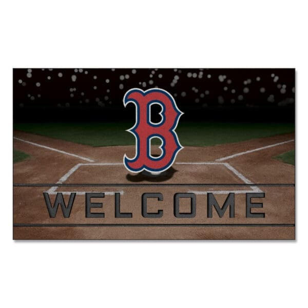 Boston Red Sox Rubber Door Mat 18in. x 30in 1 scaled