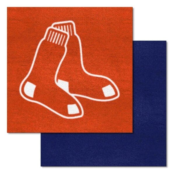 Boston Red Sox Socks Logo Team Carpet Tiles 45 Sq Ft 1 scaled
