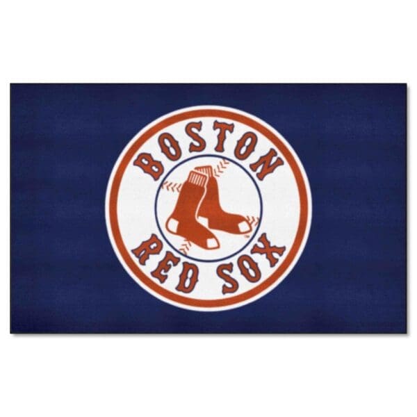 Boston Red Sox Ulti Mat Rug 5ft. x 8ft 1 1 scaled