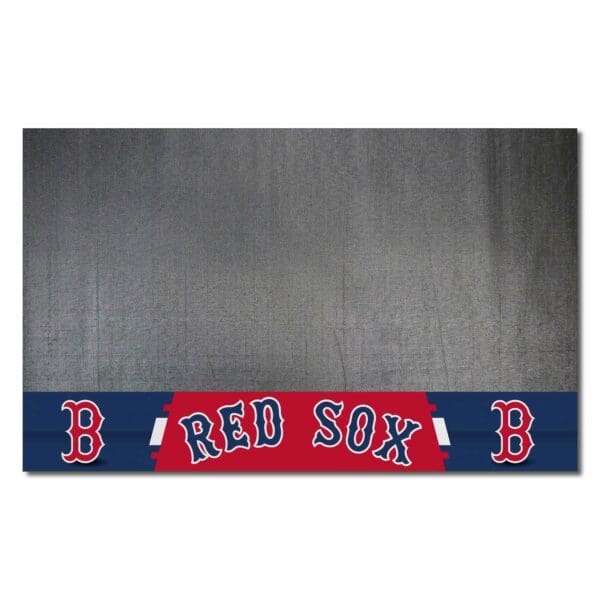 Boston Red Sox Vinyl Grill Mat 26in. x 42in 1 scaled
