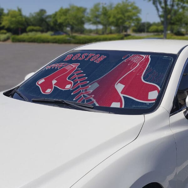 Boston Red Sox Windshield Sun Shade