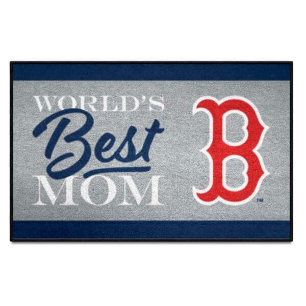 Boston Red Sox Worlds Best Mom Starter Mat Accent Rug 19in. x 30in 1 scaled