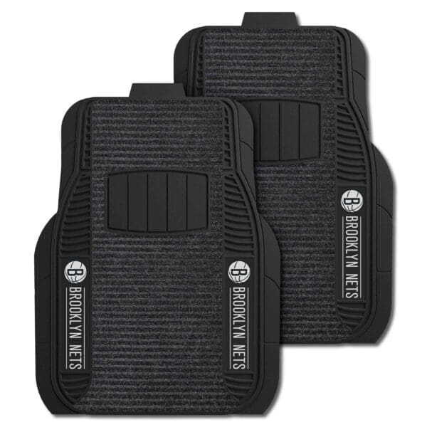 Brooklyn Nets 2 Piece Deluxe Car Mat Set 28144 1 scaled