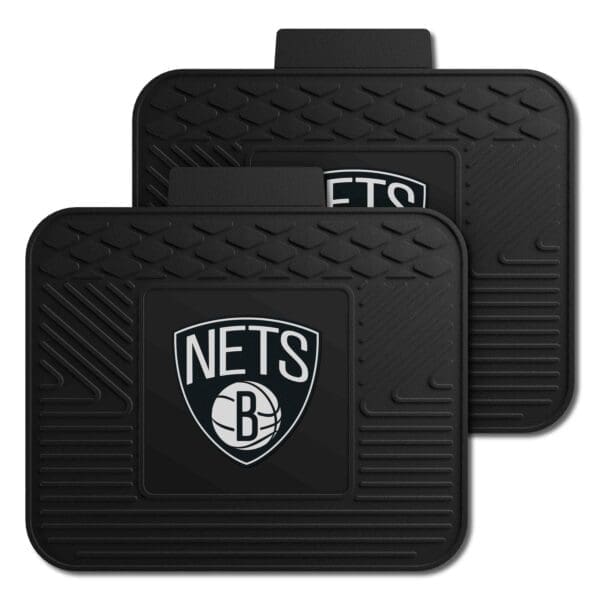 Brooklyn Nets Back Seat Car Utility Mats 2 Piece Set 12380 1 scaled
