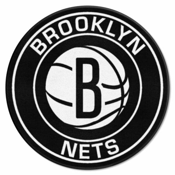 Brooklyn Nets Roundel Rug 27in. Diameter 18828 1 scaled