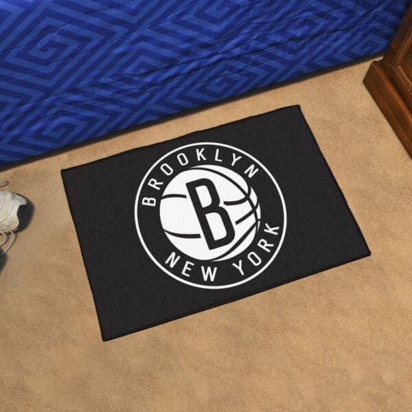 Brooklyn Nets Starter Mat Accent Rug - 19in. x 30in.-11916