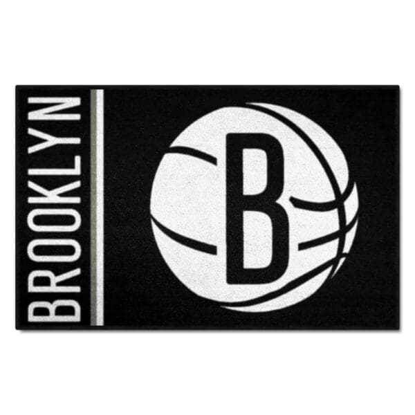 Brooklyn Nets Starter Mat Accent Rug 19in. x 30in. 17919 1 scaled