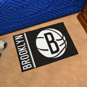 Brooklyn Nets Starter Mat Accent Rug - 19in. x 30in.-17919