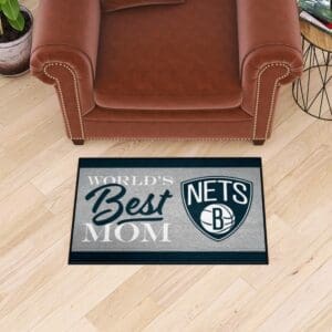 Brooklyn Nets World's Best Mom Starter Mat Accent Rug - 19in. x 30in.-34171
