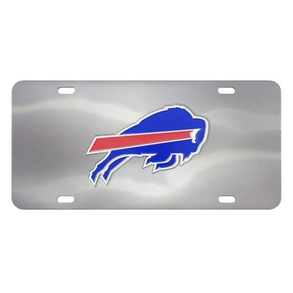 Buffalo Bills 3D Stainless Steel License Plate 1
