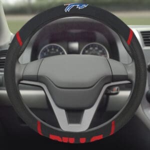 Buffalo Bills Embroidered Steering Wheel Cover