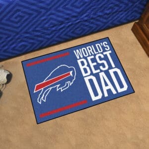 Buffalo Bills Starter Mat Accent Rug - 19in. x 30in. World's Best Dad Starter Mat