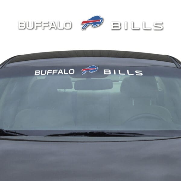 Buffalo Bills Sun Stripe Windshield Decal 3.25 in. x 34 in 1