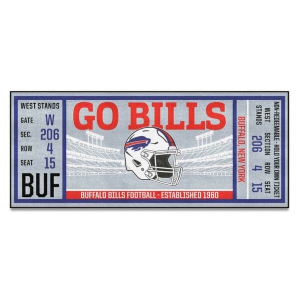 Buffalo Bills Ticket Runner Rug 30in. x 72in 1 scaled