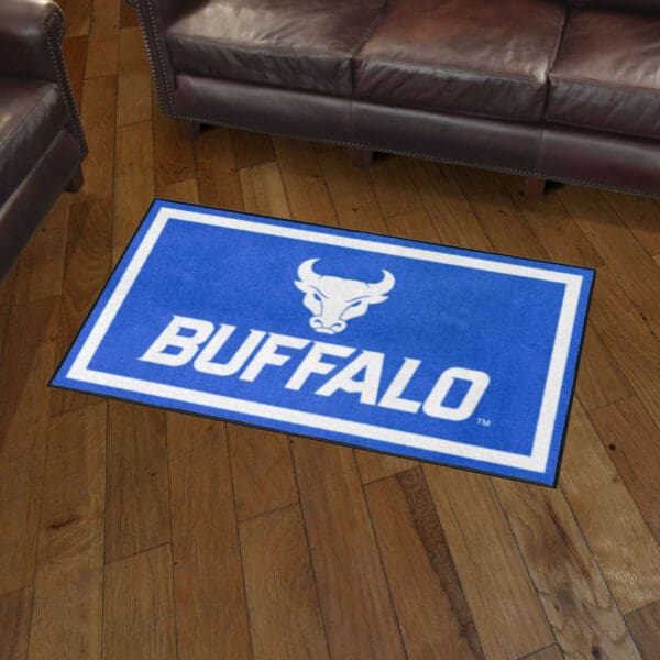 Buffalo Bulls 3ft. x 5ft. Plush Area Rug