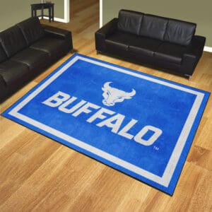 Buffalo Bulls 8ft. x 10 ft. Plush Area Rug