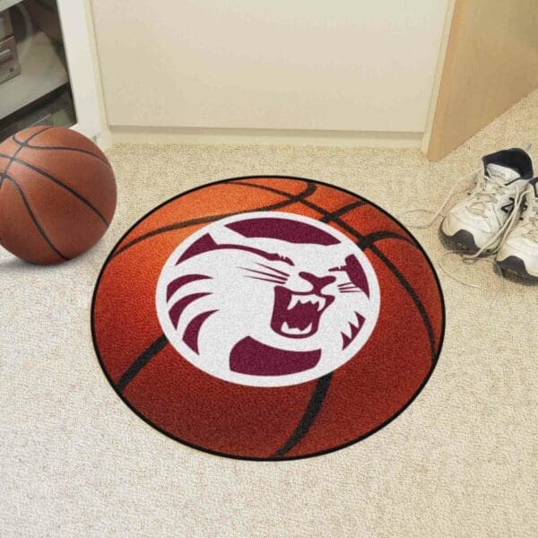 Cal State - Chico Wildcats Basketball Rug - 27in. Diameter