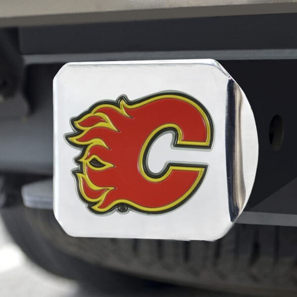 Calgary Flames Hitch Cover - 3D Color Emblem-22761