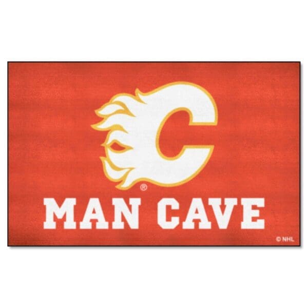 Calgary Flames Man Cave Ulti Mat Rug 5ft. x 8ft. 14403 1 scaled