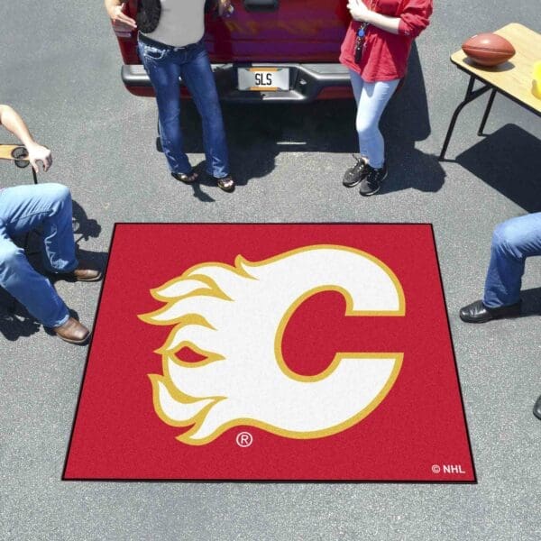 Calgary Flames Tailgater Rug - 5ft. x 6ft.-10603