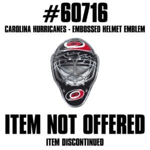 Carolina Hurricanes Heavy Duty Aluminium Helmet Emblem-60716