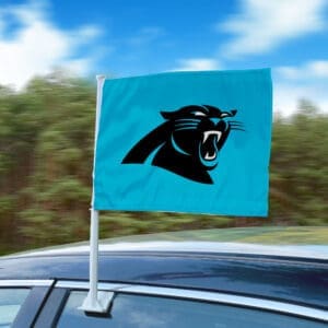 Carolina Panthers Car Flag Large 1pc 11" x 14"