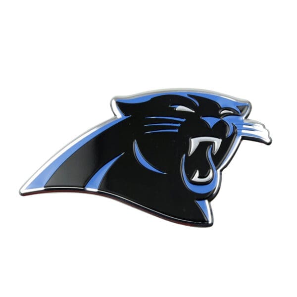 Carolina Panthers Heavy Duty Aluminum Embossed Color Emblem 1